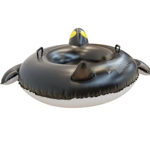 NEW 45" Snow Tube Inflatable Pool Penguin Sled Outdoor sports 2 sturdy handles H - Picture 8 of 8